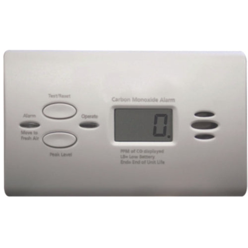 Dometic RV Carbon Monoxide Detector – LCD Digital, White