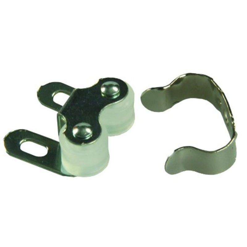 JR Products Double Roller Cabinet Catch, Pack of 2