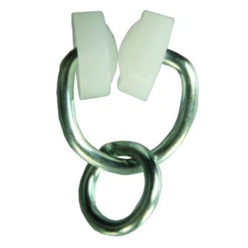 JR Products Wheeled Curtain Carrier with Ring, Pack of 14