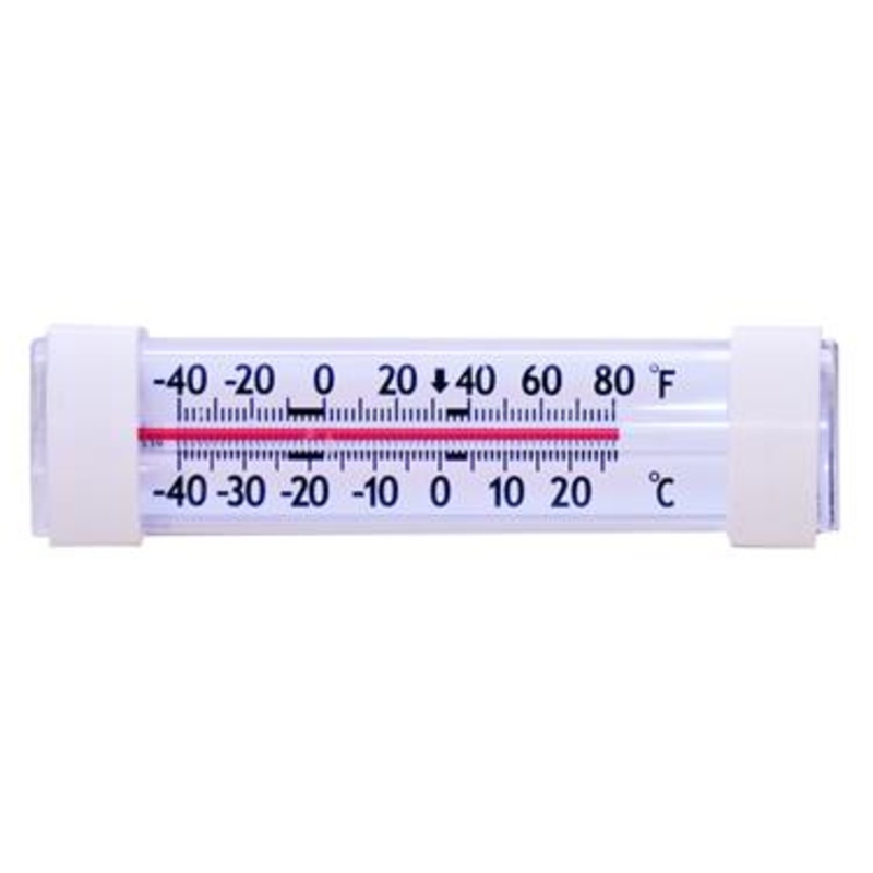 Prime Products Refrigerator/Freezer Thermometer – Horizontal or Vertical Mount