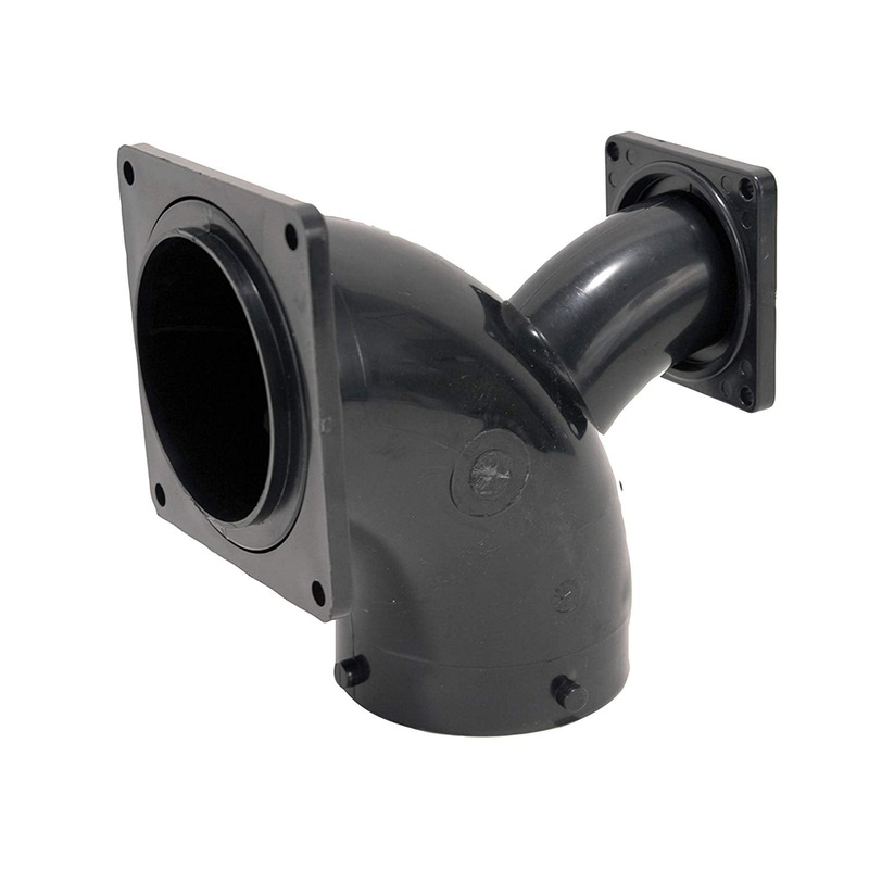 Valterra 2-Way Ell Termination with 3 Bayonet x 3 Rotating Flange x 1-1/2 Rotating Flange