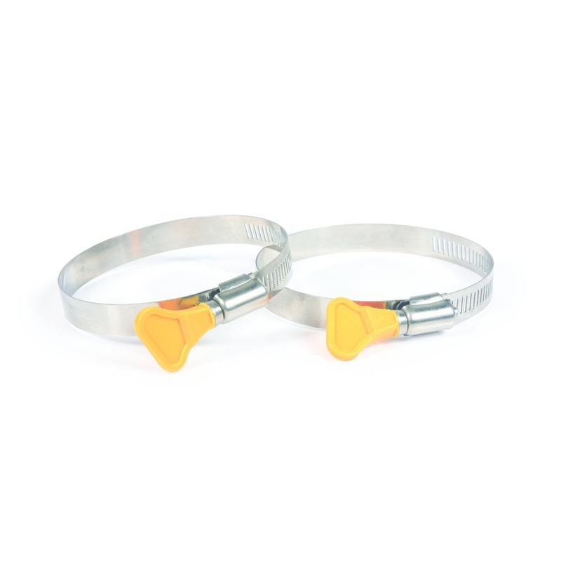 Camco RV Sewer Hose Twist-It Clamps, 2 Pack