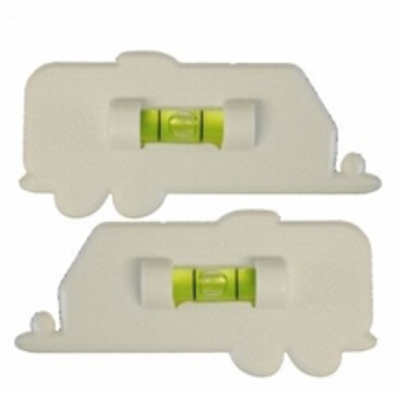 Prime Products Trailer RV Levels, Black or White – Pack of 2