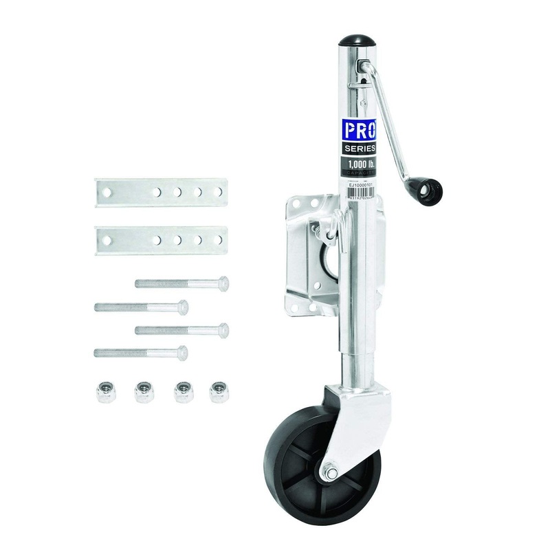 PRO Series Sidewind Trailer Tongue Jack – 1000 Pound Capacity