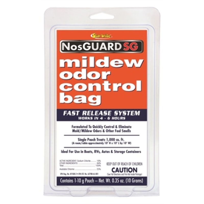 Starbrite NosGUARD SG Mildew Odor Control Bag, Fast Release