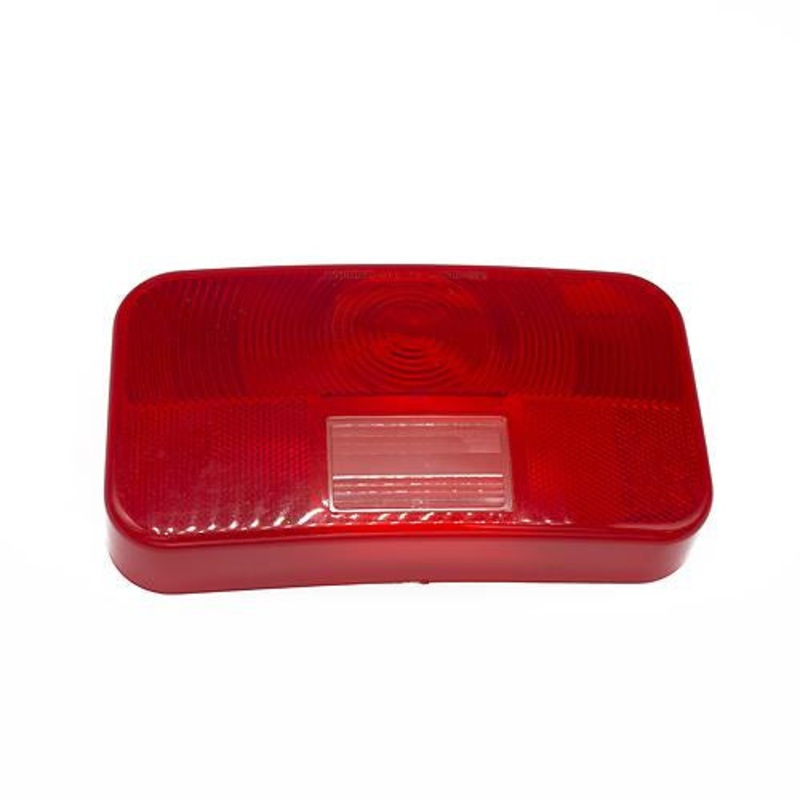 Bargman Taillight Lens with License Bracket, Red
