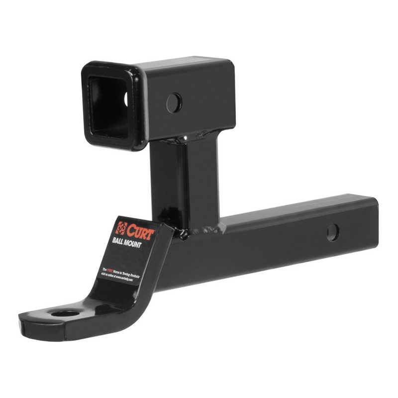 CURT Multi-Use Ball Mount 2 Shank, 7,500 lbs., 5-13/16 Rise, 1 Ball Hole