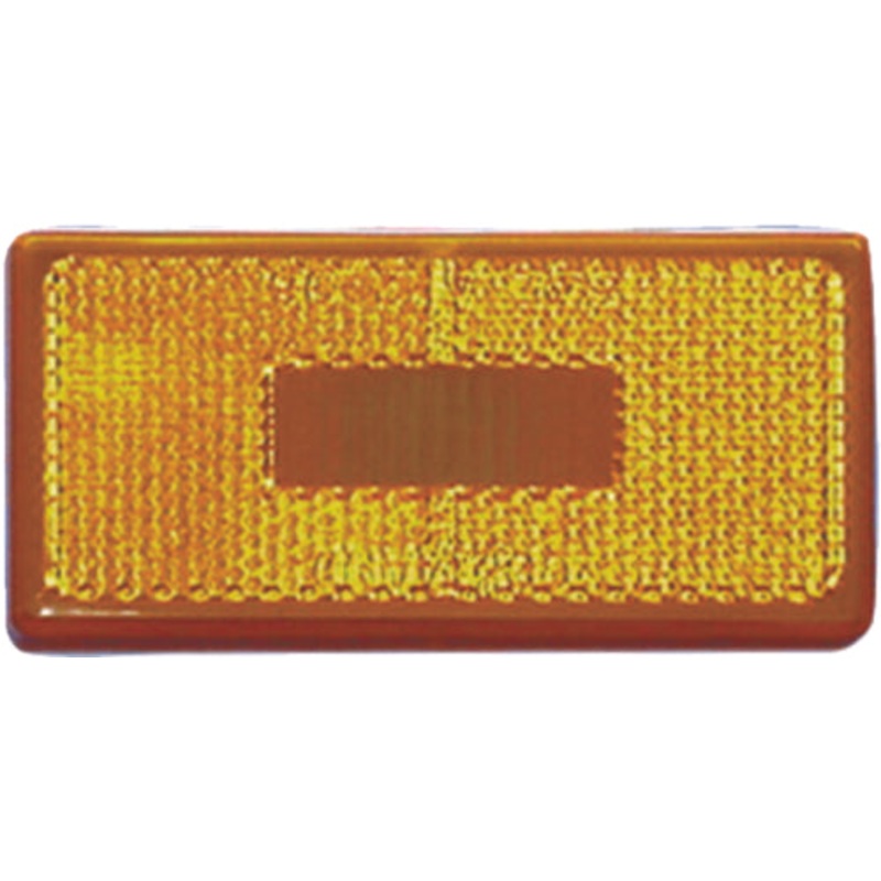 Fasteners Unlimited Rectangular Clearance Light, Amber