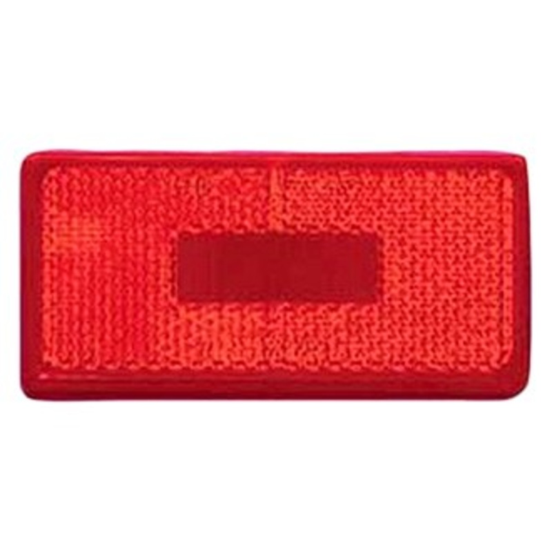 Fasteners Unlimited Rectangular Clearance Light, Red