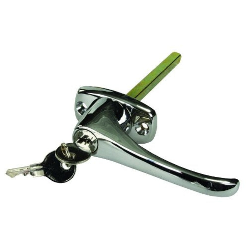 JR Products Locking T-Handle, Chrome
