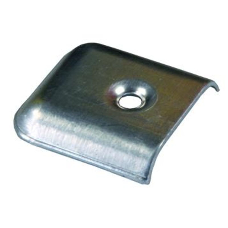 JR Products Metal Vinyl End Caps Chrome, White or Colonial White – Pack of 4