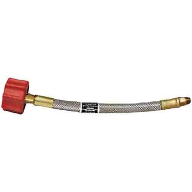 MEC High Flow Stainless Steel Braided Pigtails, 15