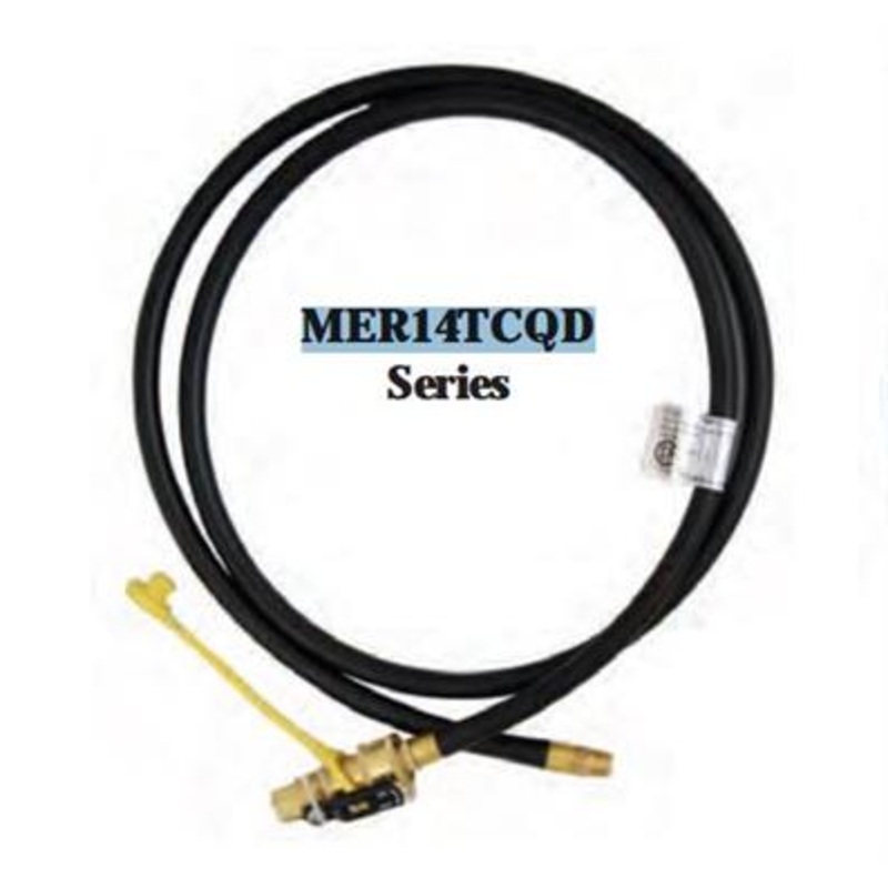 MEC Quick Disconnect Hose Assembly – 1/4 MNPT c Quick Disconnect 1/4 FNPT With Cap – 72