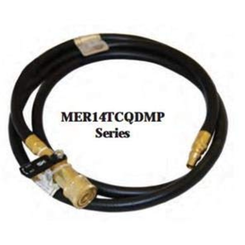 MEC Quick Disconnect Hose Assembly – Female Quick Disconnect x 1/4 Quick Disconnect Male With Cap – 72