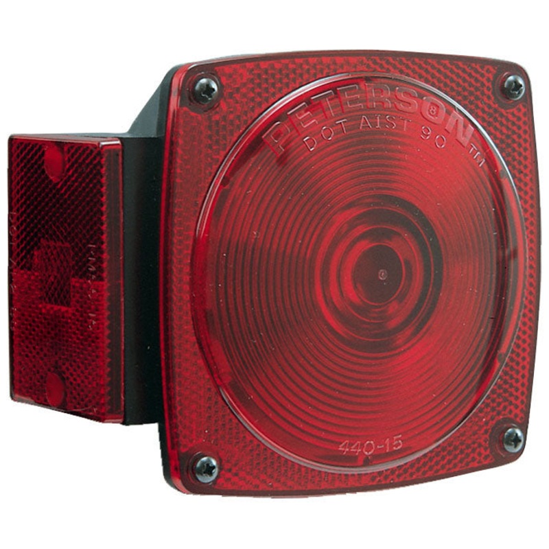 Peterson 7 Function Stop, Turn, & Tail Light with License Light, Curb Side or Road Side