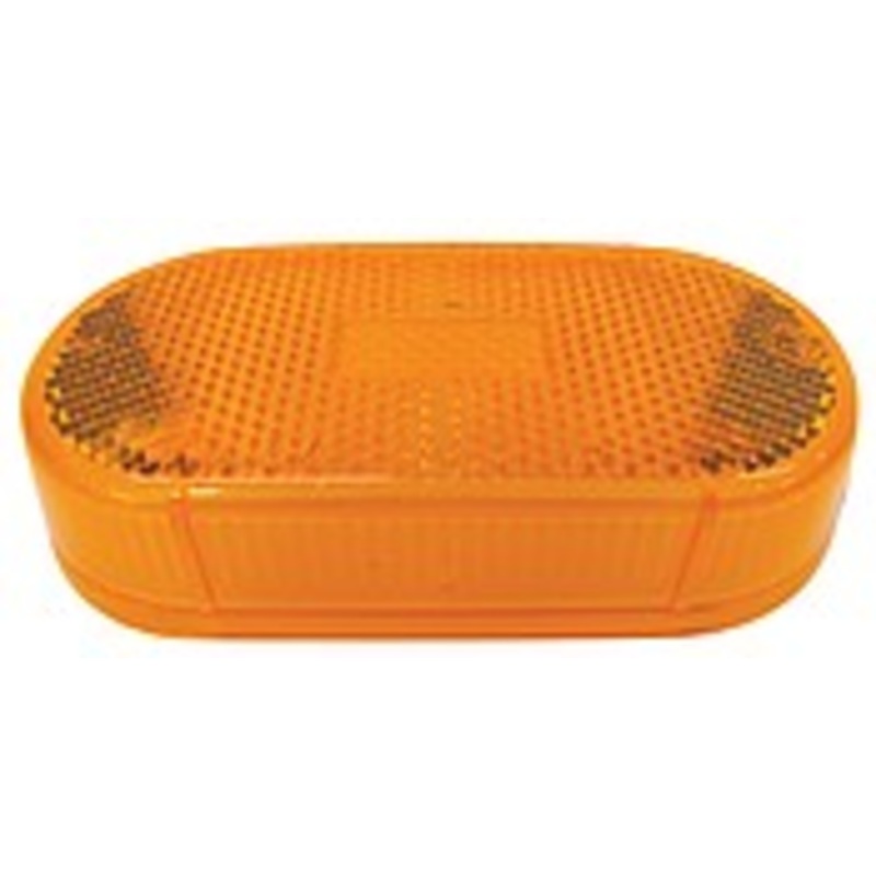Peterson Clearance/Side Marker w/Reflector Replacement Lens – Amber or Red