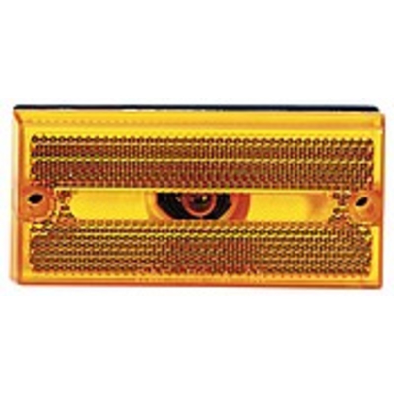 Peterson Rectangular Clearance Light, Amber or Red