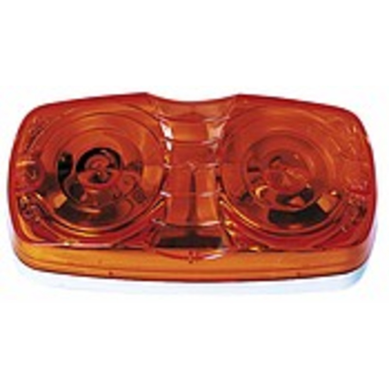 Peterson Rectangular Clearance Marker Light – Amber or Red