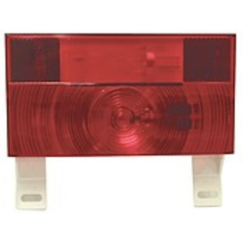 Peterson Rectangular Stop, Turn, and Tail Light with Reflex – With or Without Backup Light