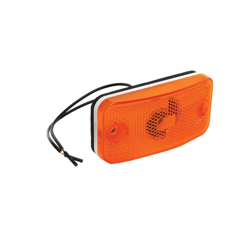 RV Designer Fleetwood Style Clearance Light, Amber or Red