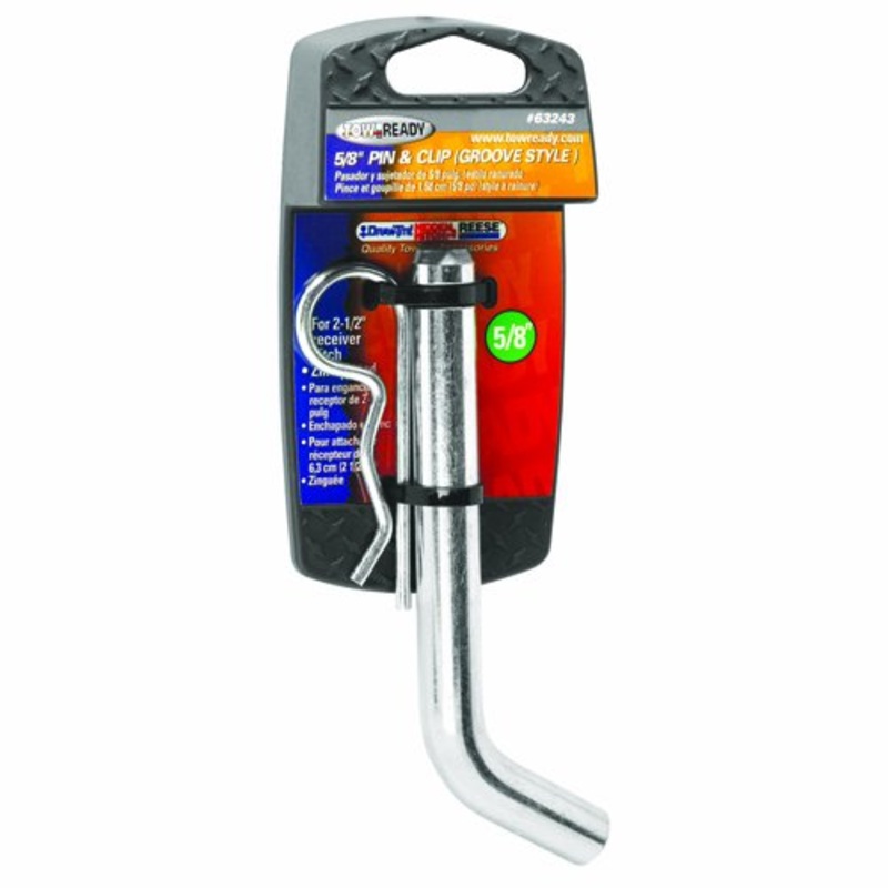 Tow Ready 5/8 Grooved Style Hitch Pin and Clip (Titan 2-1/2 Sq. Receivers)