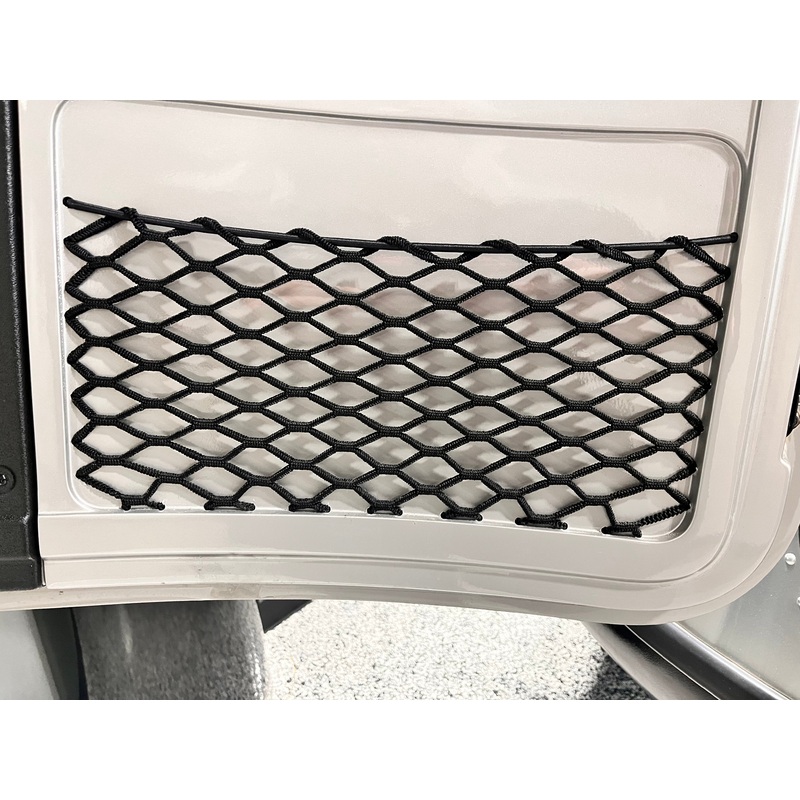 Airstream Basecamp Rear Door 7 x 19 Stretch Net with Bungee & Brass Clips – 704276-03