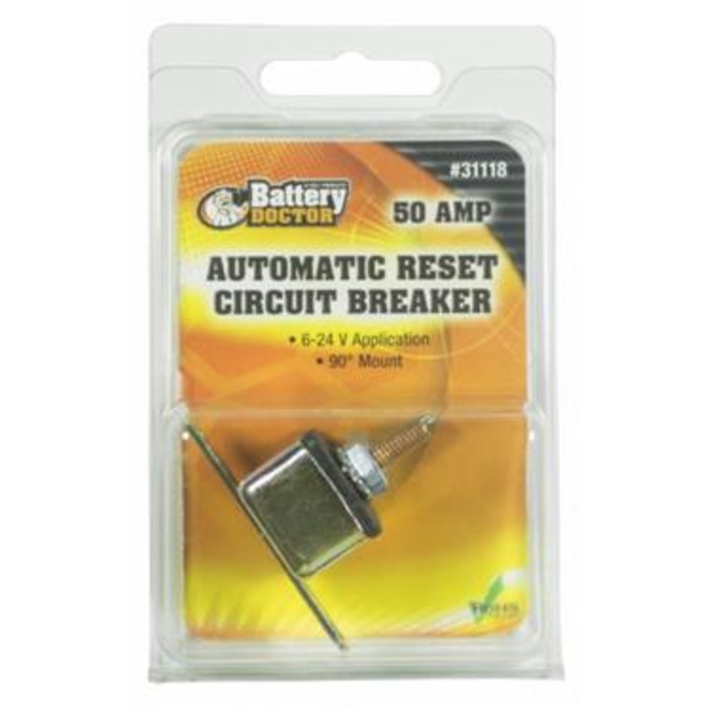 Battery Doctor 50 Amp Automatic Reset Circuit Breaker