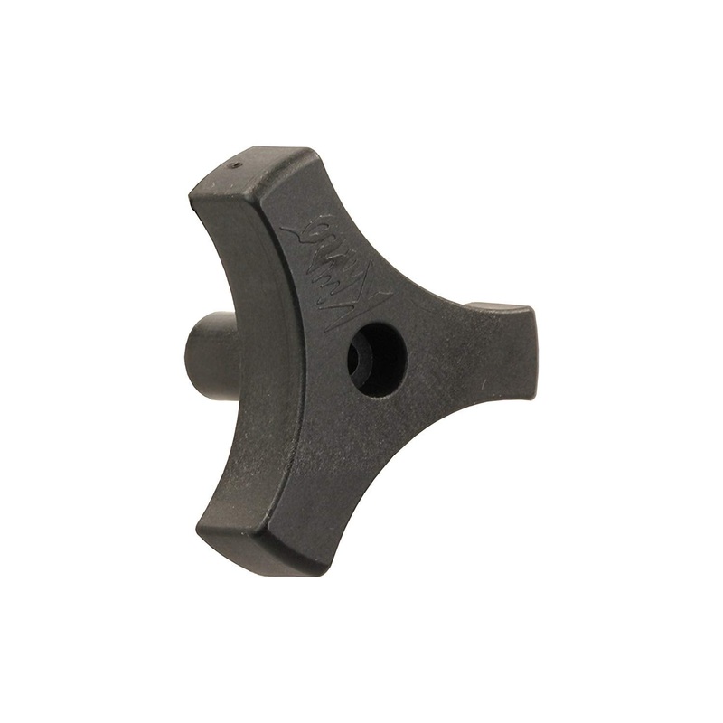 JR Products 9/16 Tri-Lug Window Knob, Black or White