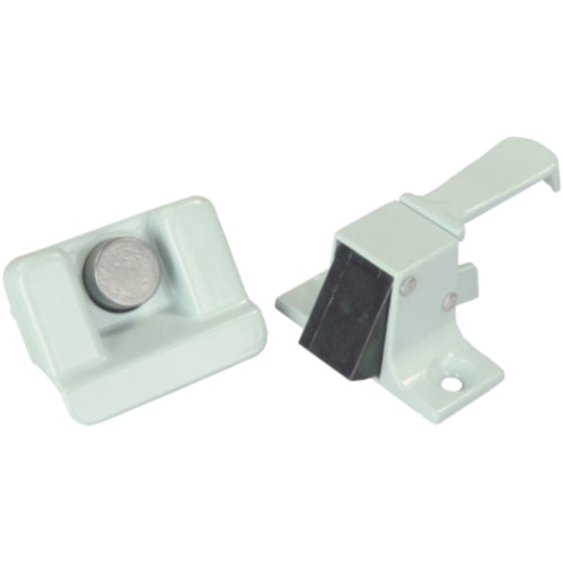 JR Products Coleman Screen Door Latch, White