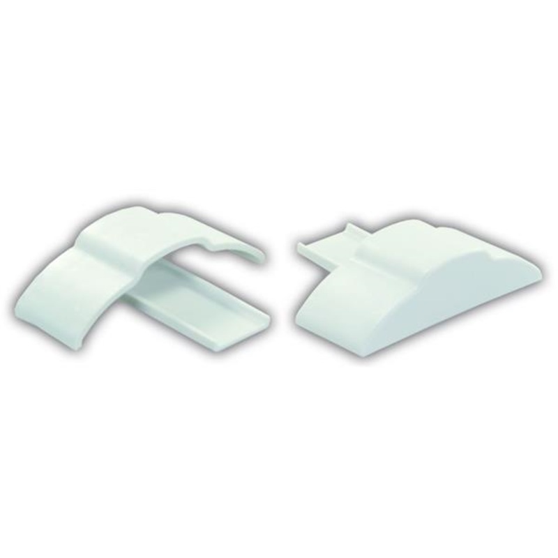 JR Products Full Extrusion End Cap, Large – Pack of 2