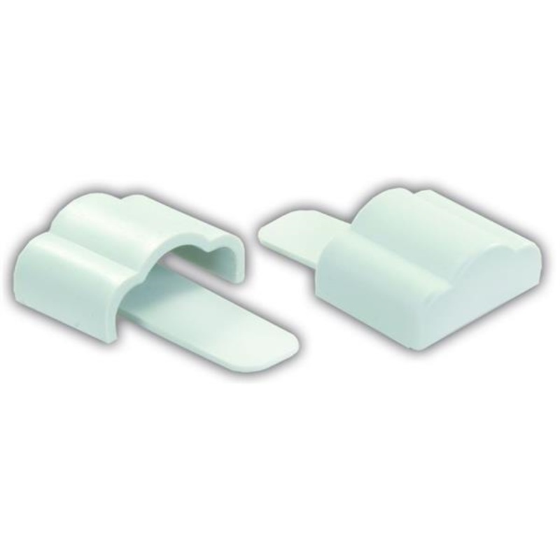 JR Products Full Extrusion End Cap, Small – Pack of 2