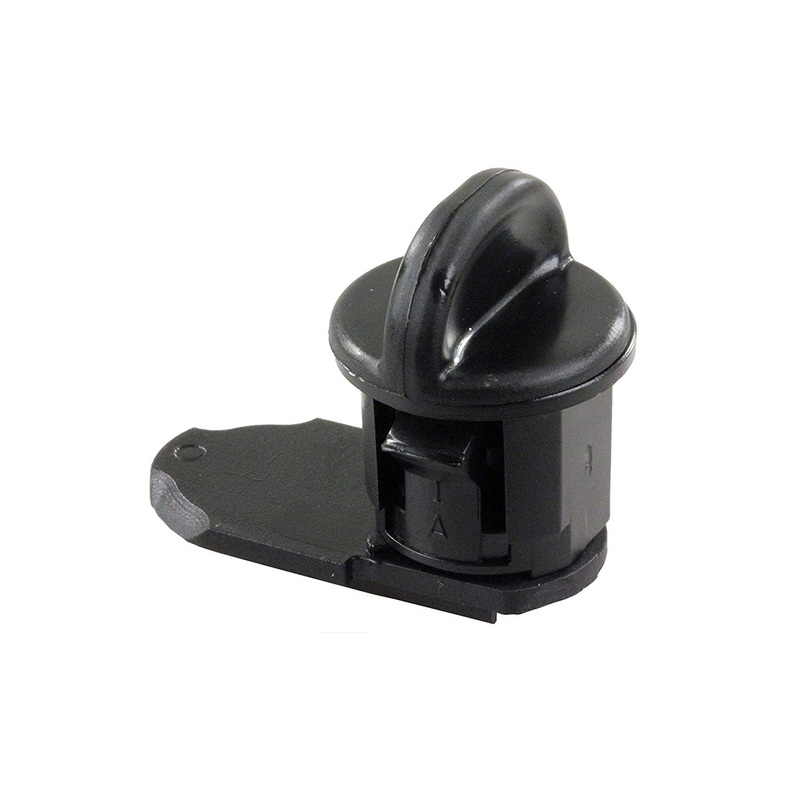 JR Products Hatch Thumb Lock Latch, Black or Polar White
