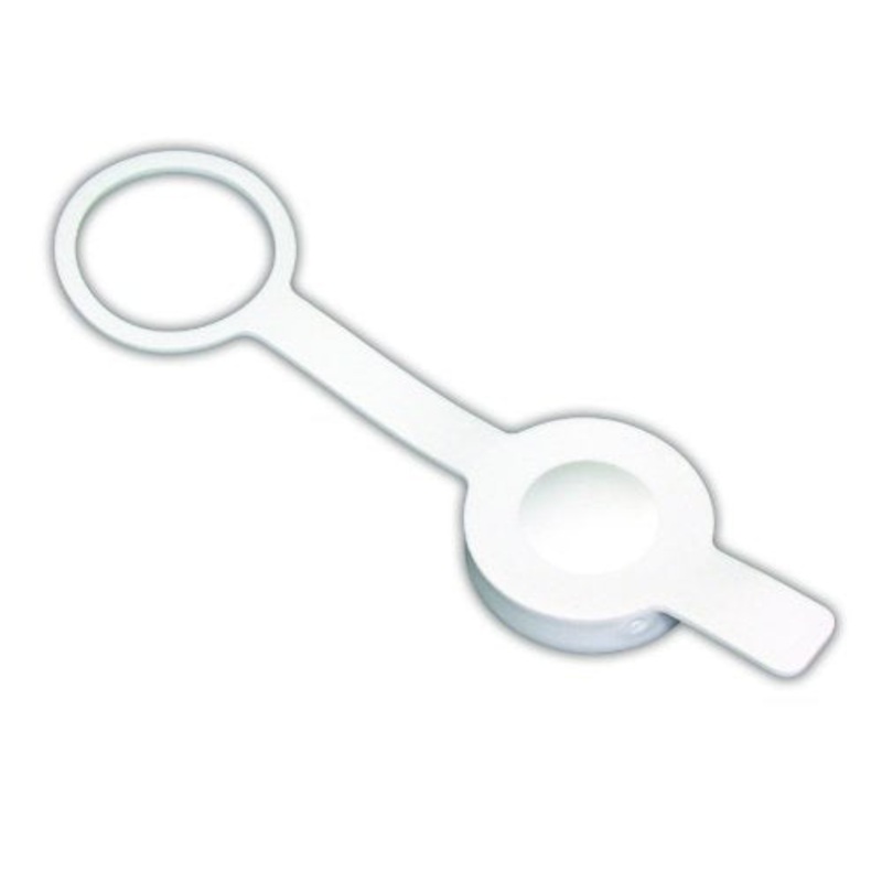 JR Products Rubber Dust Cover Cap, Polar White