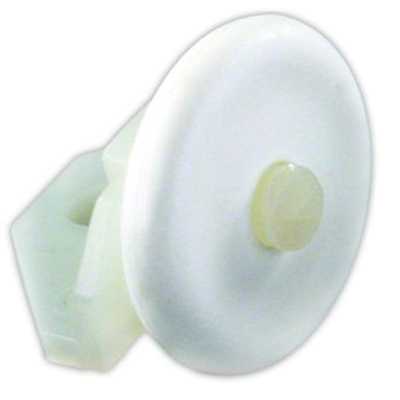 JR Products Shower Door or Window Curtain Roller, Pack of 2