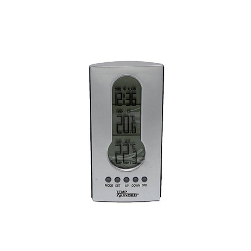 Minder Research TempMinder Wired Indoor/Outdoor Thermometer w/Clock