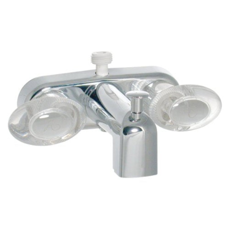 Phoenix Faucets Catalina Two Handle RV Tub Diverter Faucet, w/Clear Handles – Various Finishes