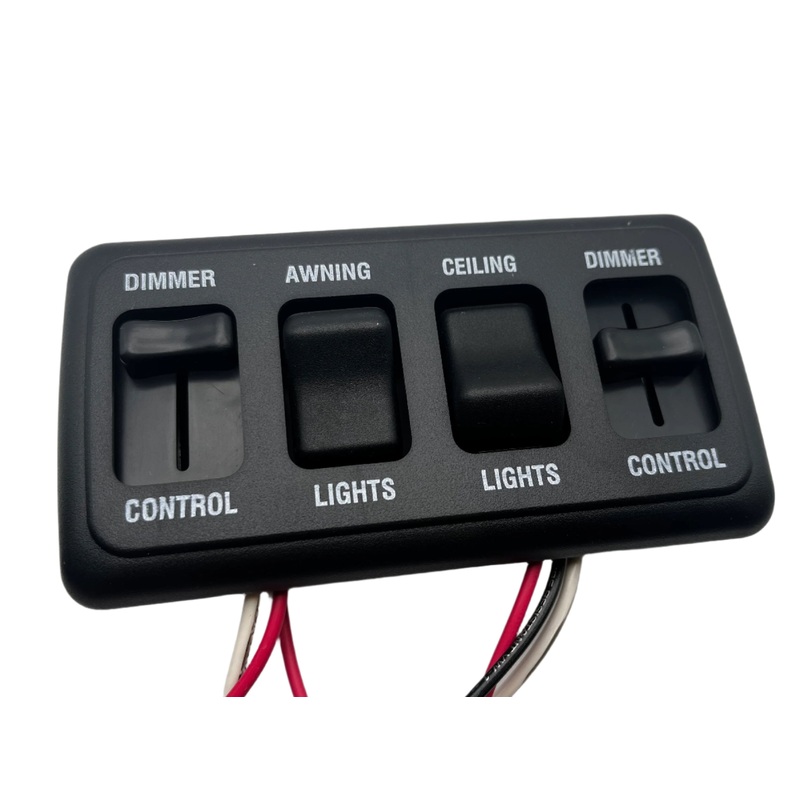 Airstream 4-Gang Dual Slide Dimmer Switch – 512917