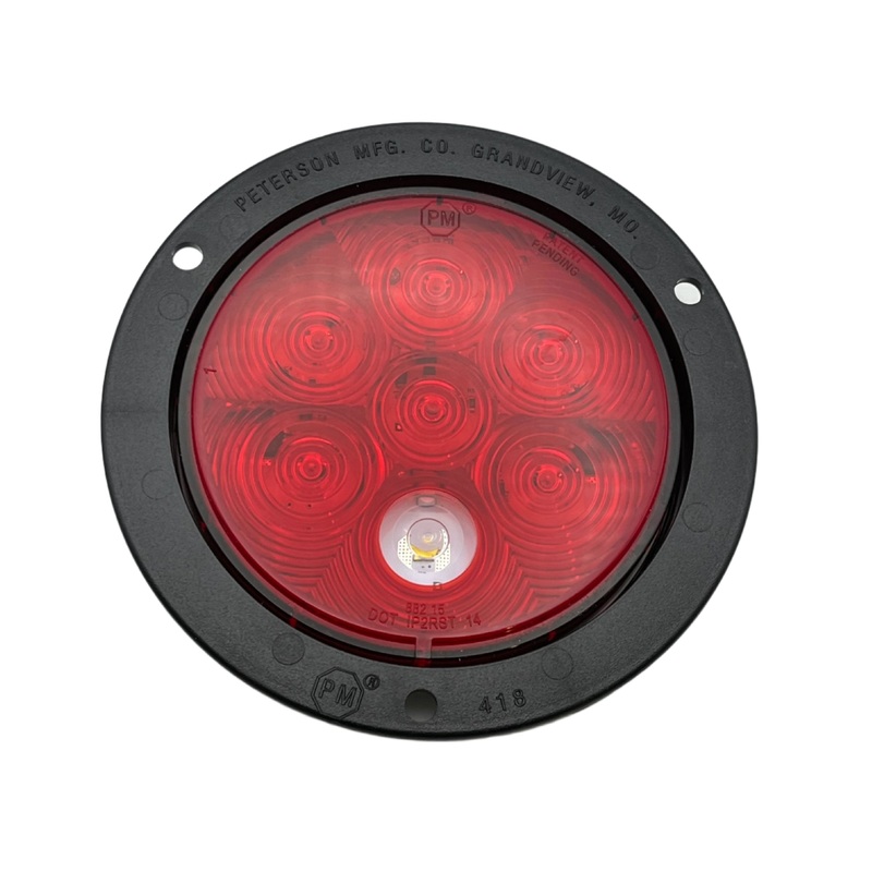 Airstream 4 Round Tail Light with LED Backup Lens – 512820