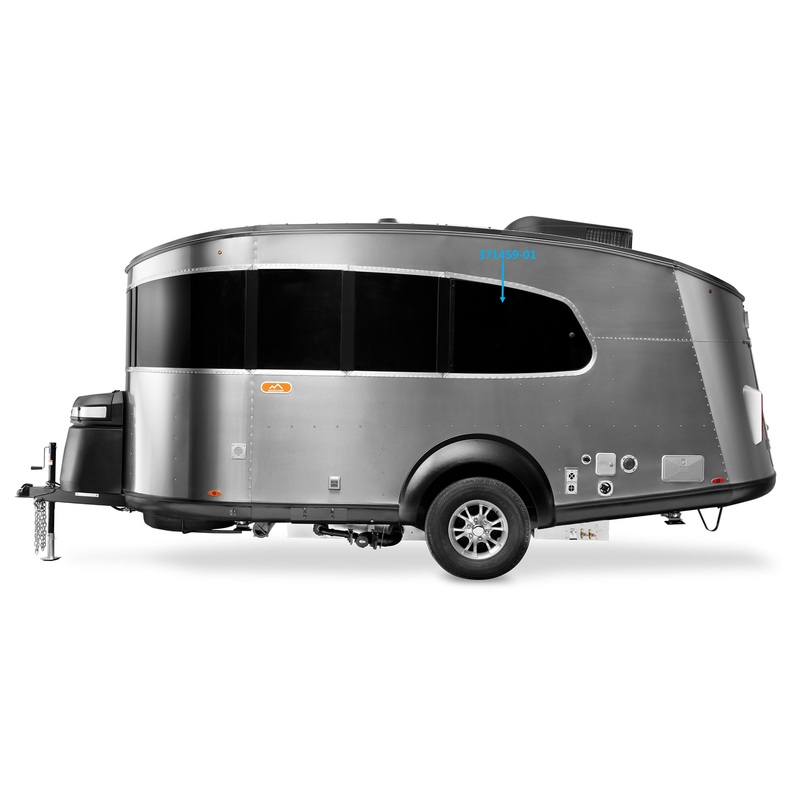 Airstream Basecamp 20 Roadside Rear Window Assembly – 371459-01