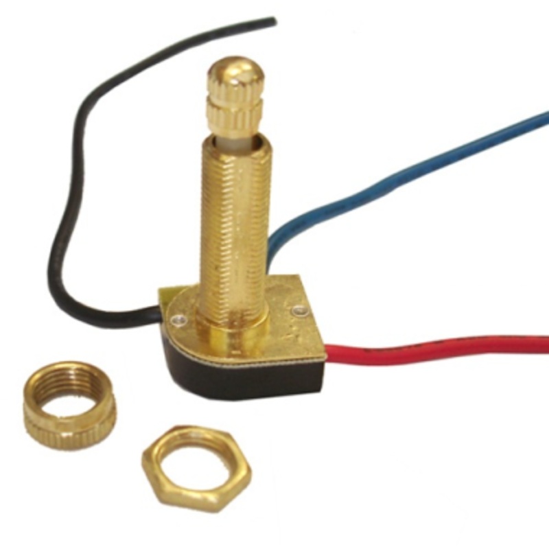 Airstream Ceiling Light Switch, Long Shank – 500063