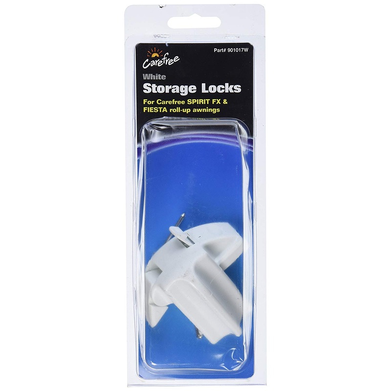 Carefree Storage Locks, Black or White
