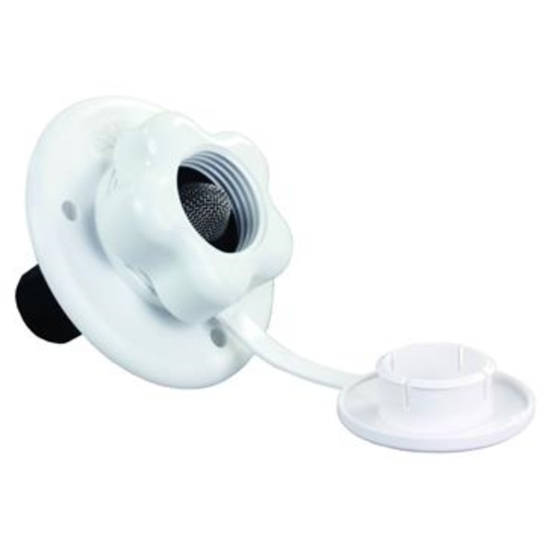 JR Products City Water Flange, Polar White or Colonial White