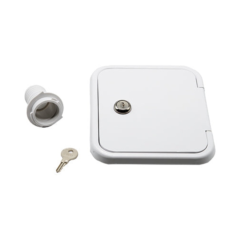 Thetford Gravity Water Hatch Fresh Water Inlet, Polar White