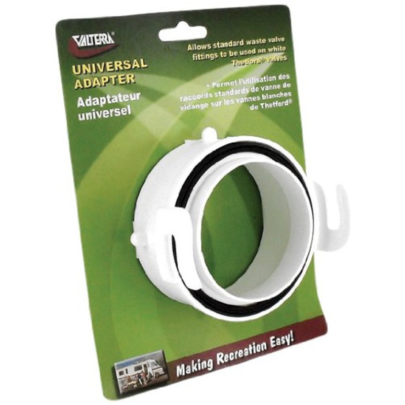 Valterra White Universal Sewer Adapter for Thetford