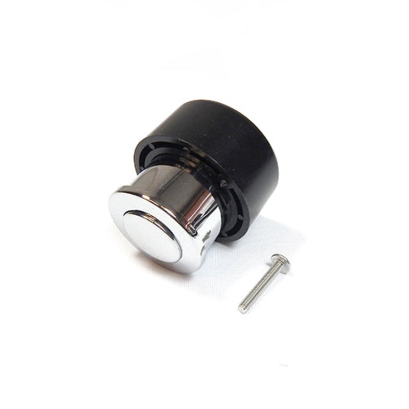 Airstream Push Pull Knob for Roof Lockers and Dinette Seat Drawers, Chrome – 382059-01