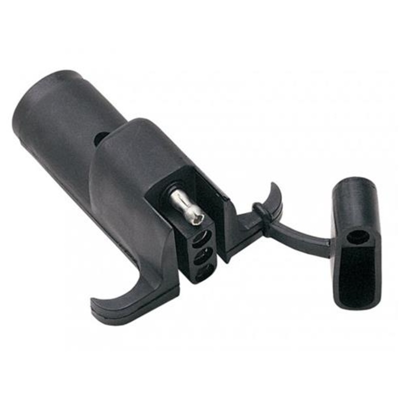 Hopkins 6 Pole Round to 4 Wire Flat Adapter