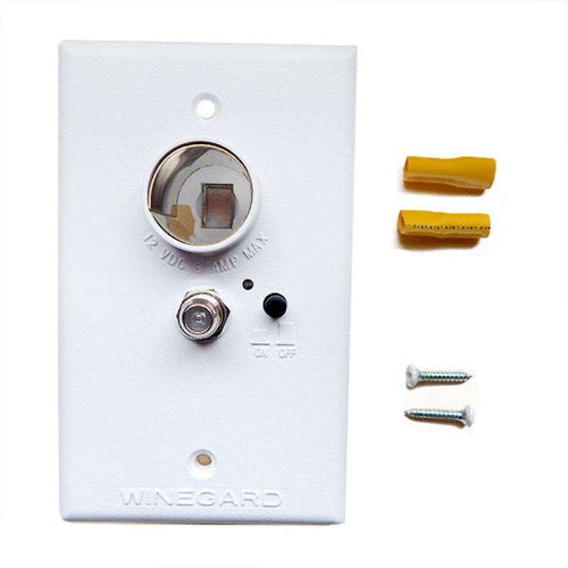Winegard Wall Plate Power Supply – White