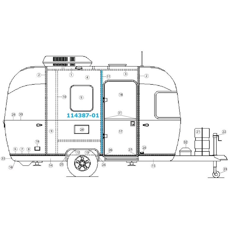 Airstream Bow Z Righthand – 114387-01