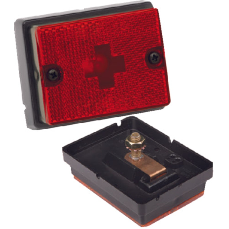Bargman Stud Mount Side Marker Light, Red