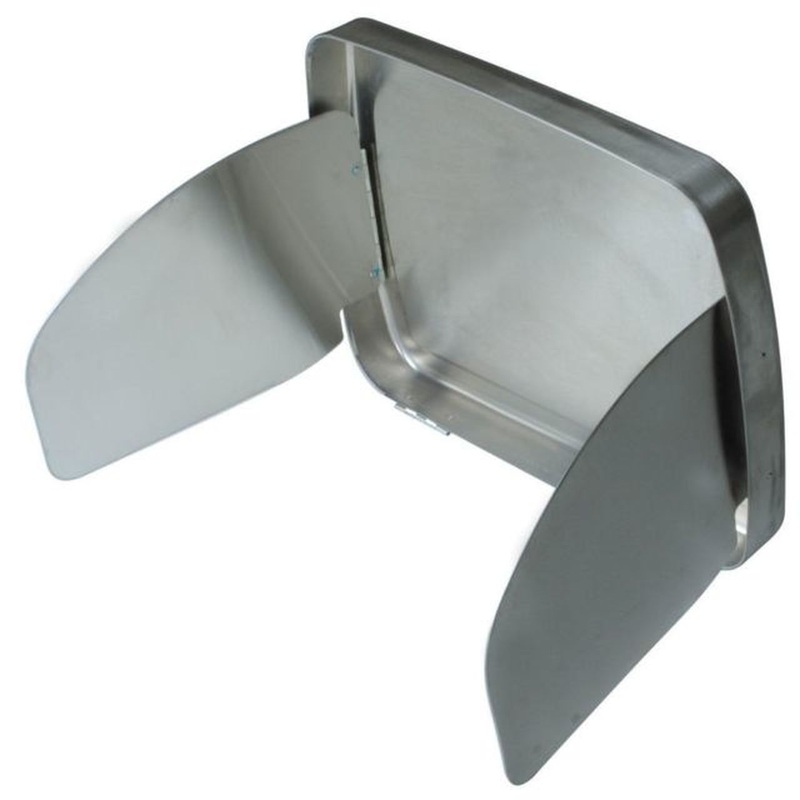 Dometic Atwood RV Cooktop Cover  with Splatter Guard, Stainless Steel